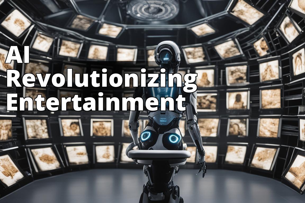The featured image should be a visually appealing representation of AI technology in the entertainme