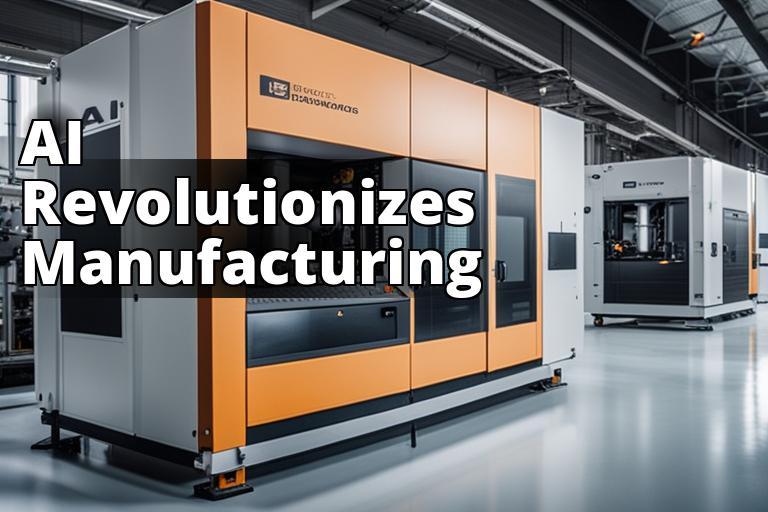The featured image should contain a modern manufacturing facility with advanced AI-powered machinery