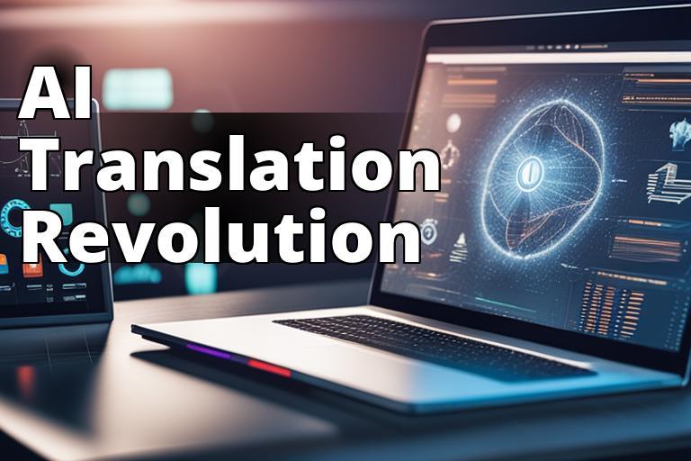 The featured image should contain a visual representation of AI-powered language translation